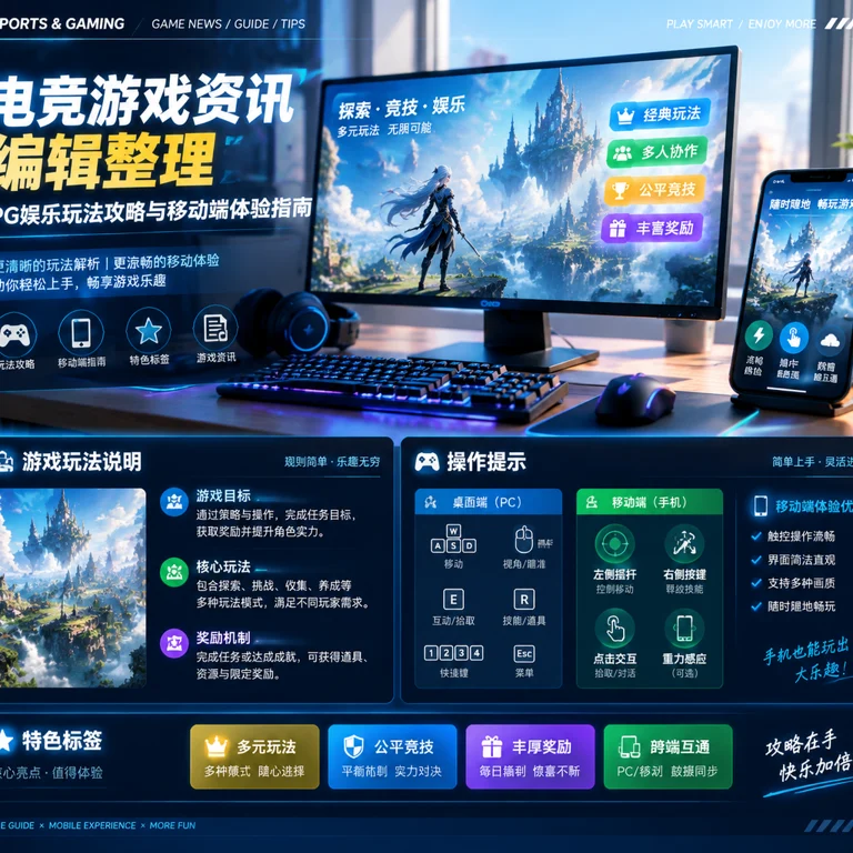 玩家查看电子游戏玩法说明与新手指南的场景